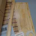 24 Inch Acrylic Hamster Cage with 2 Small Hamster House - Long-Lasting, Easy Clean Guinea Pig Cages, Clear View Design for Active Small Pets