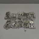 Ravinte 10 Pack 5 Pairs 1/2 inch Overlay Soft Close Hinges for Kitchen Cabinet Hinges Satin Nickel Hidden Hinges Stainless Steel Concealed Hinge self Closing