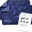 Large Hot and Cold Flexible Gel Ice Packs for Injuries Reusable, Cold Packs for Injuries Reusable Ice Packs, Soft Ice Pack for Back Cold Compress - 11.5" x 14.5" - Blue
