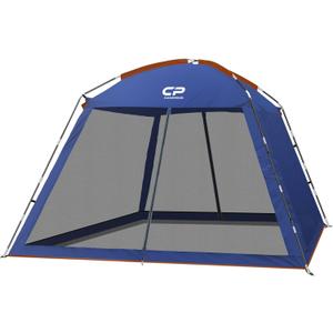 CAMPROS CP Screen House Tent 10 x 10 Ft Screened Mesh Net Wall Canopy