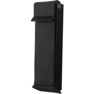 Kickdown Door Stop Heavy Duty Rubber Door Holder Folding Wedge for Office and Commercial Use Black
