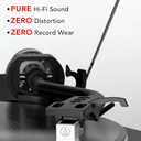 Seasonlife® All-in-One Record Player with 4 Speakers & Bluetooth, Black