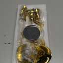 Metal Candle Holders for Candlesticks Taper Candlestick Holders Set Vintage Decorative Centerpiece Candelabra Tall Candle Stands (Gold, 2 Sets (6 pcs))