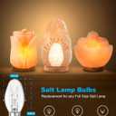 OuuKoo Salt Lamp Bulbs - 15 Watt Light Bulbs for Scentsy Wax Warmer - C7 Replacement Bulbs for Plug in Wax Diffuser- Warmwhite - Dimmable,15 Packs