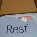 REST Evercool Cooling Comforter, Twin/Twin XL, Blanket for Hot Sleepers, All Season Bedding to Keep Cool for Night Sweats, Breathable Lightweight Blanket, 68"x90" Inches, Aqua Blue