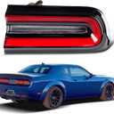 LED Tail Lights Compatible With 2015 2016 2017 2018 2019 2020 2021 2022 2023 Dodge Challenger Outer Rear Lights Assembly Factory OEM Taillights 68403954AB CH2801207 Right Passenger Side