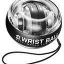 Wrist Trainer Ball Auto-Start Gyroscopic Forearm Exerciser Gyro Ball for Strengthen Arms, Fingers, Grip and Muscles