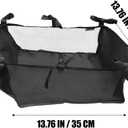 Baby Stroller Storage Mesh Bag Universal Bottom Basket Organizer with Large Capacity Oxford Fabric for Diapers Bottles and Essentials