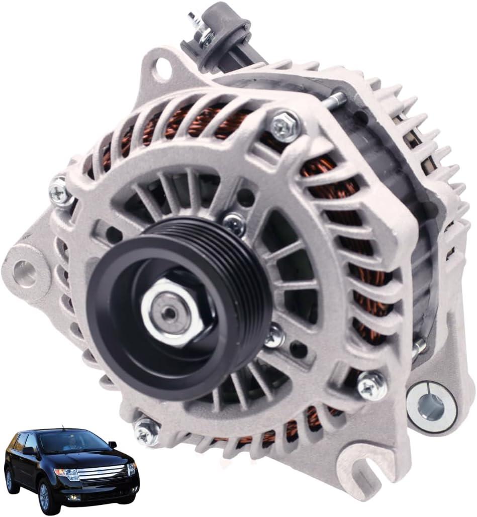 11273N 150A 12V Alternator Compatible for Ford Edge 2007-2014 Fusion 2010-2012 Taurus 2008-2012 for Lincoln MKS 2010 MKX 2007-2010 MKZ 2007-2012 For Mercury Sable 2008 2009 3.5L 3.7L CW 6-Groove