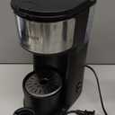 K Cup Coffee Maker, Single Serve coffee machine or Ground Coffee Machine 2 in 1, 6 to 14 Oz Brew Sizes, Mini One Cup Coffee Maker with Self cleaning Function, Fits Travel Mug, Black 2025 NEW