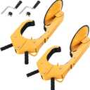 DASBET Wheel Lock 2 Pack Tire Boot Lock Adjustable Anti Theft Tire Lock Heavy-Duty Wheel Lock Clamp for Cars, Trucks, SUVs, Campers, RV Trailers