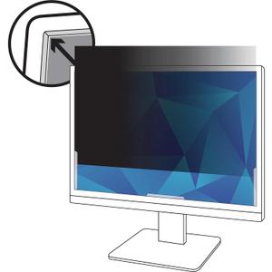 3M Privacy Filter for 24 Inch Widescreen Monitor, Reversable Gloss/Matte, Reduces Blue Light, Screen Protection, 16:9 Aspect Ratio (PF240W9B) , Black
