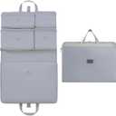 7-in-1 Travel Storage Bag, Foldable Hanging Packing Cube with Compartments for Clothes, Gray