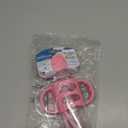 Dr. Brown's Milestones Narrow Sippy Straw Bottle, Spill-Proof with 100% Silicone Handles and Weighted Straw, 8 oz/250 mL, Pink, 6m+