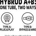 CYLYT Fluorescent Light Bulbs 48 inch Long, Type A+B T8 LED Bulb 4 Foot Replacement for F32T8 or F40T12 Lights Tube, 26W(65W Equivalent) 3400lm 4100K Cool White Non-Dimmable, 4-Pack