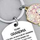 Grandma Mothers Day Gift from Grandkids Mothers Day Gifts for Grandma Keychain Nana Gift for Grandmother Gigi Birthday Thanksgiving Christmas Gift Ideas