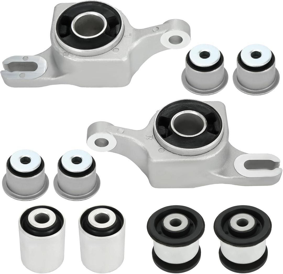 Front Control Arm Bushing 10PCS Kit Compatible with Jeep Grand Cherokee, Dodge Durango 2011-2015 Replace 68022624AE 05168158AA