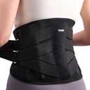 YAHA Back Brace for Lower Back Pain Women/Men, Back Support for Work, Heavy Lifting with Ergonomic Lumbar Pad, Breathable Lumbar Support Belt with 5 Stays for Sciatica, Herniated Disc, Scoliosis - M (M(Waist 33"-39"))