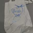 Etercycle Bride Tote Bag, Canvas Wedding Purse Handbags Bridal Shower Gifts For Bachelorette Party Bridesmaid Engagement