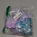 Mermaid Goose Outfit Porch Goose Princess Outfit Marine Animal Theme Goose Clothes with Shiny Mermaid Dress Purple Shell Bra Crown Fits 23'' Geese Statue for Garden Patio Yard Lawn Decor