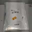 200 Count 14x20 Inch Self Seal Clear Poly Bags with Suffocation Warning for Packaging Clothing, Decorative Wrappers and More with Permanent Adhesive (1.5mil)