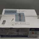 Ceiling Fans with Lights - 48" Black Flush Mount Ceiling Fan Light with 6 Speeds 3CCT Dimmable, Revesible Motor, Low Profile Fan Light for Modern Indoor Bedroom, Kitchen