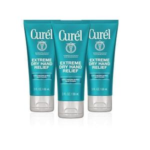 Curel Extreme Dry Hand Cream, Travel Size Lotion for Dryness Relief & Hydra Therapy In Shower Lotion, Wet Skin Moisturizer for Dry or Extra-dry Skin, with Advanced Ceramide Complex (3 Fl Oz (Pack of 3))