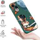 for iPhone 15 Plus Case, Astronaut Side Creative Pattern Designs Liquid Silicone Shockproof Soft Phone Cover for iPhone 15 Plus, Astronaut Green