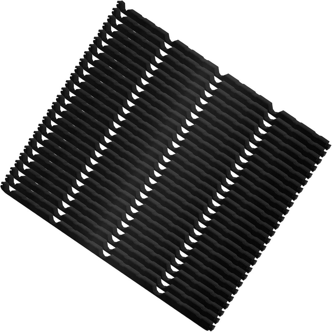 Pushglossy 35 Pcs 9 in Metal Roofing Foam Closure Strips Panels 3 ft Long Inside Outside Classic Rib Profile Roof Closure Strips for Insulation Weather Barrier and Noise Moisture (Exterior)