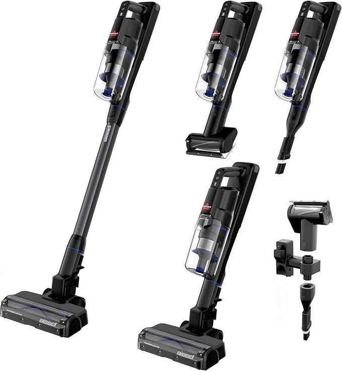 Bissell PowerClean FurGuard 280W Self-Standing Cordless Vacuum, 4039
Self-cleaning brush roll; wall mount; removable battery; upholstery tool; 280W strong suction