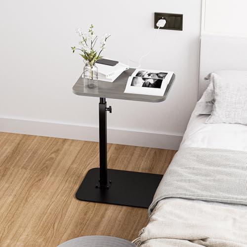 TV Tray C Shaped End Table Food Snack Trays for Eating