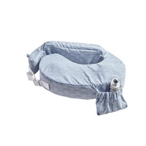 My Brest Friend Inflatable Travel Nursing Pillow for Breastfeeding, Bottlefeeding & Posture Support with Slipcover, Horizon (1 Count (Pack of 1))