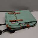 Mancio Vintage Laptop Backpack with USB Charging Port, Slim Tear Resistant Business Backpack for Travelling, College, Casual Daypacks for Men,Women, Fits up to 15.6Inch Notebook, Green