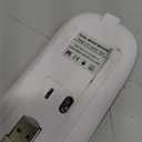 WREANU Wireless Bluetooth Mouse Rechargeable Laptop Mice with LED Lights Silent Slim Use(BT5.2 and 2.4G Portable USB Receiver)Dual Mode Computer Mouse for Laptop/iPad/Tablet/Apple/Computer/Mac (Silver)