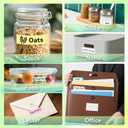 Portable Label Maker Machine P10Pro - Wireless Bluetooth Label Printer with Tape Included, Multiple Templates, Easy to Use for Office and Home Organization, USB RechargeableWhite