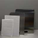 4 Packs Stainless Steel Cutting Boards Set for Kitchen, 304 Steel Metal Chopping Boards for Meat, Fruits & Break, Non-Slip, Dishwasher Safe (15.3"x11", 13.4"x9", 11.8"x8", 9.5''x5.9'')