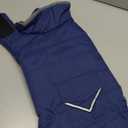 MIGOHI Warm Dog Winter Coat - Winter Dog Jacket, Reflective Windproof Fleece Vest with Leash Hole and Furry Collar (Small, Blue)