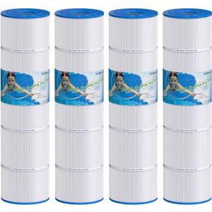CCP420 Pool Filter Replaces Pentair Clean and Clear Plus 420, PCC105-PAK4, Ultral-A6, Unicel C-7471, R173576, Filbur FC-1977, 817-0106, 178584, 570-0425, 4X105 sq. ft. Cartridge, L x OD: 26"x7"
