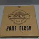 Spsyrine Blue Decorative Tray for Living Room, Square Modern Plastic Coffee Serving Table Tray for Ottoman Bathroom Kitchen,13"*13"