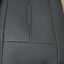 NS YOLO Full Coverage Leather Car Seat Covers for Cars,SUVs and Pick-up Trucks,Car Seat Protector,Automotive Seat Covers,Car Seat Cushion,Black Seat Cover,Front Seat Cover for 2 Seats