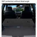 ZQULOYO Rear Seat Back Cover Backrest Mat for Honda Civic Hatchback Accessories 2022-2026 with Hook&Loop All Weather Split Dog Liner Pet Mat Protector Cargo Trunk Liner 2 PCS