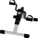 Under Desk Bike Pedal Exerciser with Calorie Tracker and Adjustable Resistance