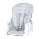 Baby Trend Adapt SpaceSaving Booster High Chair, Elephant Meadow Coral