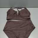 Herseas 2 Piece Bikini Set U-Wire Cutout Popular Swimsuit High Waisted Textured 2026 Summer Beach Swim Bathing Suits Medium