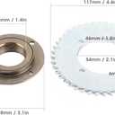 78mm OD 4 Hole Toothless Flywheel T8F 44T 54mm Rear Chain Sprocket Steel Alloy T8F Roller Sprocket Fits for Mini Pocket Gas Scooter ATV