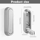 Dntorx Folding Coat Hooks, 4 Pcs Foldable Silver Wall Hooks Heavy Duty Foldable Hook Bathroom Towel Hooks Robe Hooks Wall Mounted for Hanging Coat Towels Clothes Hat Bags Keys