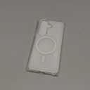 One Piece Design Clear Magnetic Case for Samsung Galaxy Z Fold 7, Fit for Magsafe, Ultra Thin, Shockproof Anti Yellow Transparent Back Integrated Bumper Wireless Charge Mag-Safe Cover for Fold 7