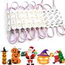 LED Module, 20pcs 9.8 Ft 5730 SMD 150LM Per LED IP65 Waterproof Decorative Light for Inflatables with Tape Adhesive Backside (White Light)