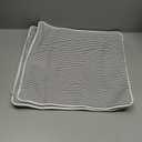 LVTXIII Outdoor Throw Pillow Covers Waterproof Tropic Accent Pillow Cases Fluffy Outdoor Cushion Covers for Garden and Patio Furniture Decoration, 16x16, 2 Pack, Strip Grey