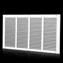 20x12 Return Air Grille(Duct Opening Size),Air Return Vent Cover,Flat Vent Cover,Rejillas De Aire Acondicionado para Casa,Return Air Grilles,Outer Dimensions:21.75"Wx13.75"H(20"Wx12"H, Duct Opening)